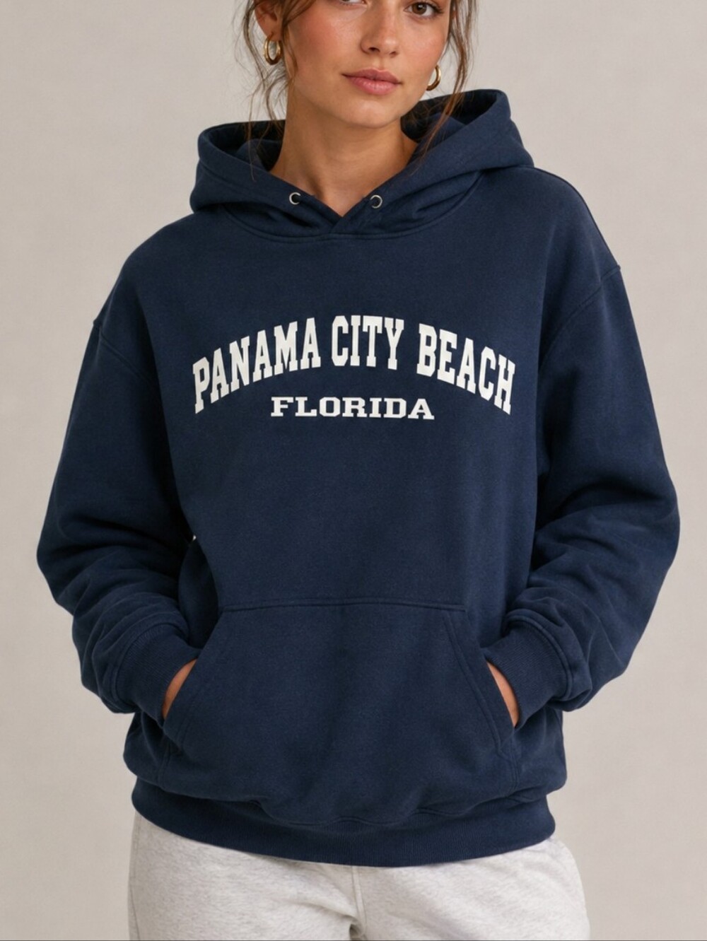 Pacific & Co NWT Panama City Beach Florida Navy Blue Hoodie